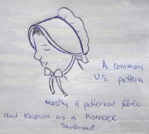 What is known as a sunbonnet in the USA